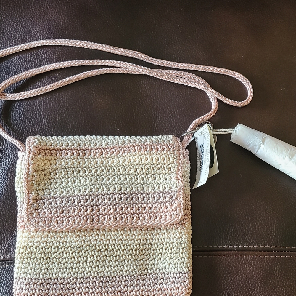 NEW w/tags The Sak Costa Mesa Crochet Flap Crossbody